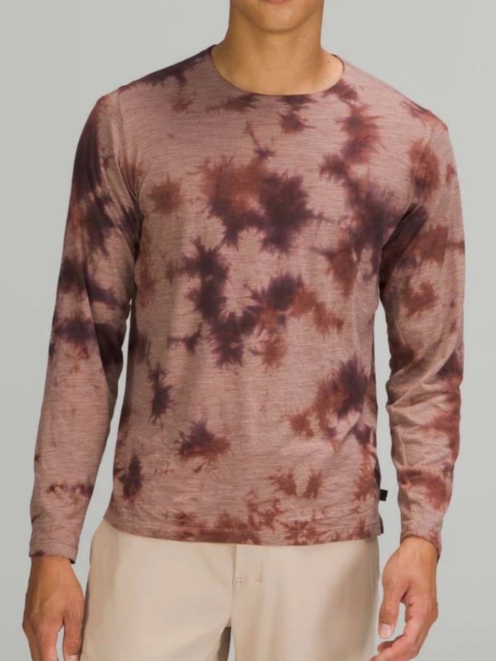 Lululemon Copper tie dye long sleeve swiftly shirt
